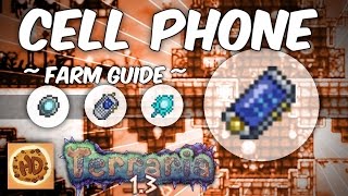 This tutorial shows you how to craft the amazing cell phone item for
terraria 1.3! is made from pda and a magic mirror which simple eno...