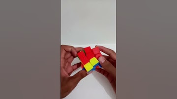 cube t perm slow motion #shorts