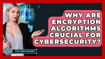 Why Are Encryption Algorithms Crucial For Cybersecurity? - Tech Terms Explained