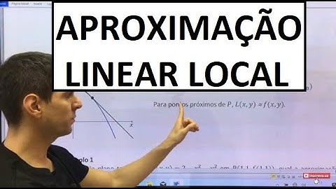 Aproximação linear local (DERIVADAS PARCIAIS 10 DE 30)