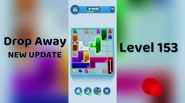Drop Away Level 153 Walkthrough - NEW UPDATE | Step-by-Step Guide 🧠 | SolutionGuruji