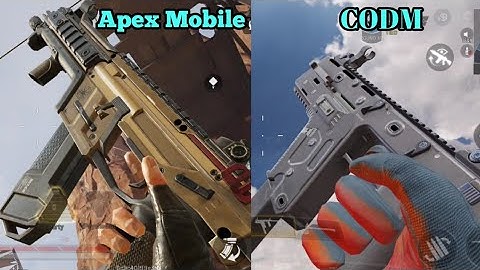 Apex Legends Mobile vs Call of Duty Mobile Weapon Sound & Reload Animation Comparison