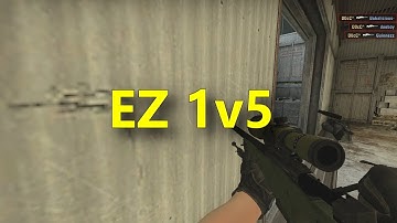 1v5 awp clutch [Rank G]