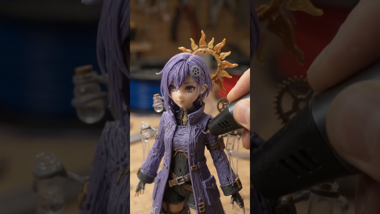 an Original Anime Alchemist Into a 3D-Pen Sculpture