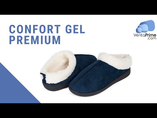 Zapatillas para Andar por casa Confort Gel Premium, con Gel y