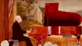 David Allen Wehr performs Gershwin's Prelude No 2, May 3, 2026 in Foxburg's Lincoln Hall for ARCA