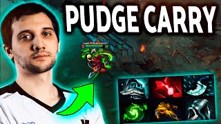 Arteezy show us how to play the classic carry Pudge... (ft. Crit, qojqva)