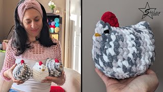 Chicken Crochet Amigurumi Pattern | Easy Tutorial by StelarCrafts screenshot 4