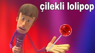 kamil çilekli lolipop