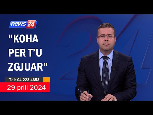 29 prill 2024 "Telefonatat e Teleshikuesve" në News24 - "Koha për t'u zgjuar" ne studio Edvin Peçi
