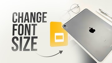 How to Change Font Size on Google Slides iPad (tutorial)