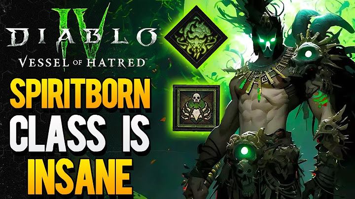 Spiritborn is BUSTED! Diablo 4 Spiritborn BUILD For Early & Late Game Vessel of Hatred
