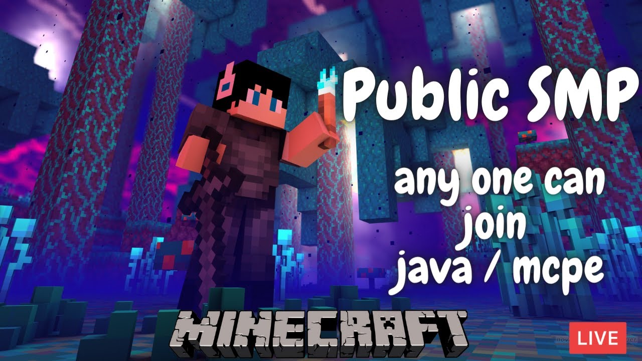 Welcome To Our SMP JAVA / MCPE JOIN ️ | MINECRAFT SMP LIVE | LIKE ...