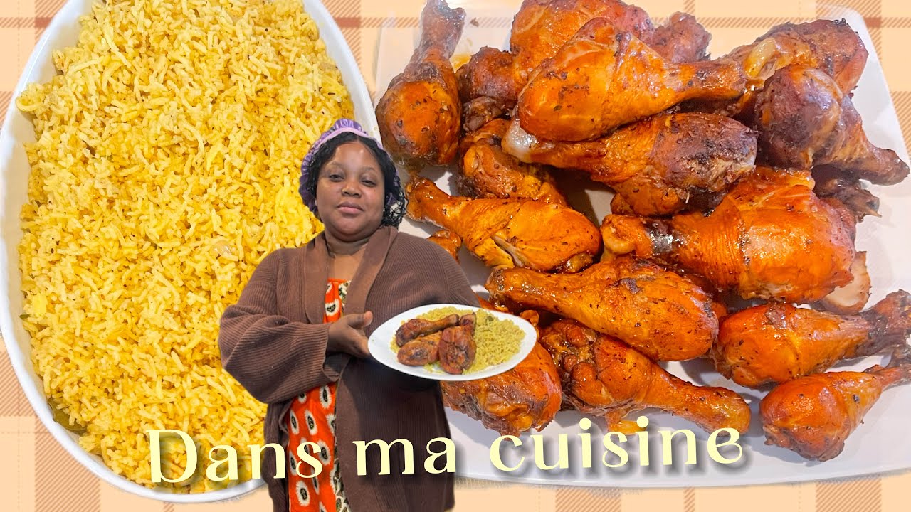 dans ma cuisine/ la maman des 5 recette riz sauter  poullet grille au four #motivation #food #cute