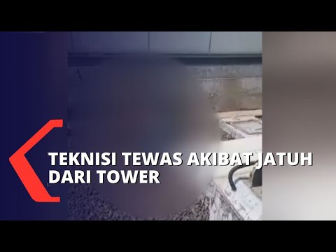 Jatuh dari Tower Setinggi 50 Meter, Pekerja Teknisi di Probolinggo Tewas