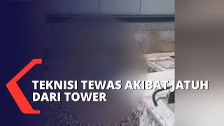 Jatuh dari Tower Setinggi 50 Meter, Pekerja Teknisi di Probolinggo Tewas