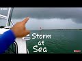 Storm at Fort de Soto Florida Crooked PilotHouse Boat