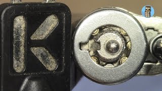 (picking 726) Weird Kensington laptop lock picked open from a little laptop