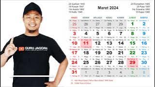 Kalender Maret 2024