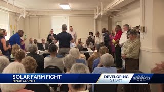 Hinds County residents attend solar farm meeting