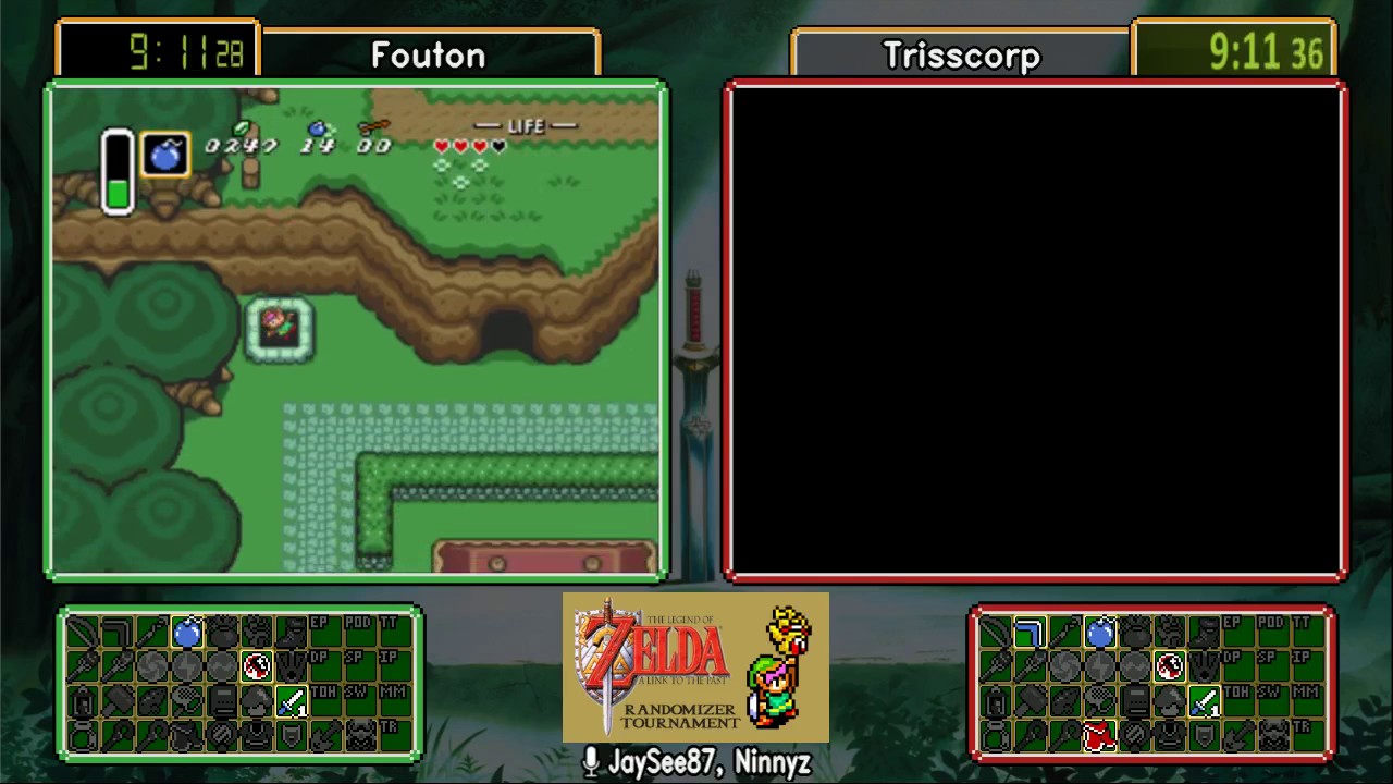 Fouton vs Trisscorp. ALTTP Randomizer Tournament 2017 YouTube