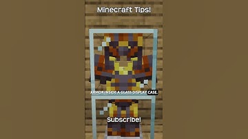 How To Create A Glass Display Case In Minecraft?!
