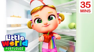 🍏 Nina, Nico e o Sorvete de Frutas Coloridas | | O Mundo de Nina e Nico - Little World Português