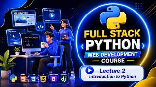Full Stack Python Web Development | Lecture 2 | Introduction to Python for Beginners | Python Basics