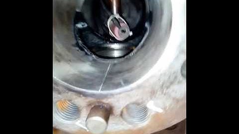 Cladding welding valve in side