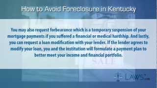 How to stop foreclosure in Kentucky