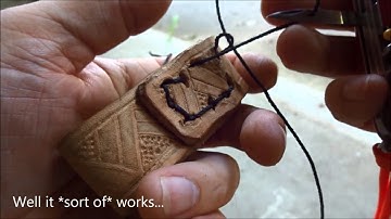 Making a Leather Belt Loop with Simple Tools