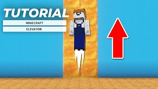 Minecraft: Easy! How to make a working Elevator | 高さ制限なし！簡単なエレベーターの作り方