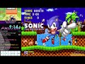 Sonic The Hedgehog Speed Run in 9:14 (Any% World Record)