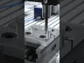 During machining, a probe measures the part. After completion, a CMM performs the final inspection.