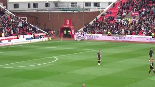 Stoke City - Luke Cundle goal celebrations vs. Bristol City