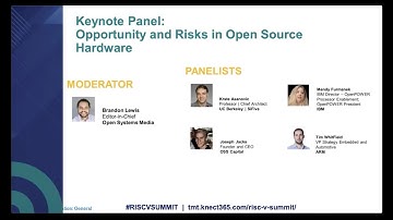 RISC V SUMMIT 2019 - ARM & OSHW
