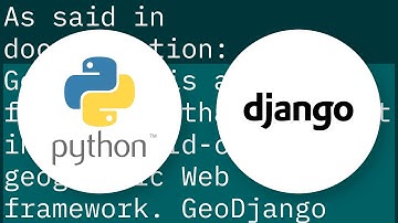 Wondering About GeoDjango and Mapping Services