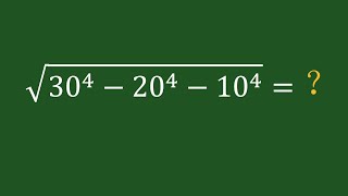 A Nice Math Radical Problem