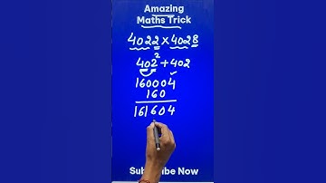 4022 x 4028 Done Using Short Trick II Fast Calculation Method #youtubeshorts #Multiplication