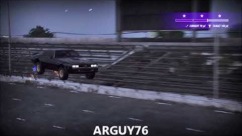 NFS Heat 77 Fire-bird 201 Yard Jump Palm City Raceway #1