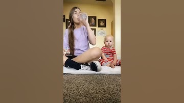 Thumbnail of I had to try this with my baby brother 😂 #shorts #youtubeshorts
