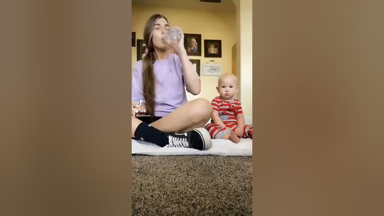 I had to try this with my baby brother 😂 #shorts #youtubeshorts