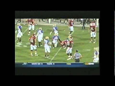 The #1 Sooners in their 2011 season home opener against Tulsa. (from Sept. 3, 2011) video from FX, audio from KRXO 107.7 in OKC. (playcalling commentary by Tony Rowland.)