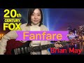 20th Century Fox Fanfare【Guitar Cover】&amp;【Karaoke】(play along)  Bohemian Rhapsody sound track