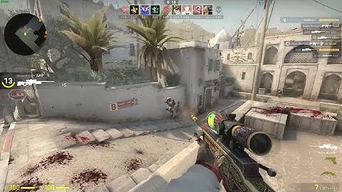 CSGO AWP NoScope Jumpshot 1v1 crazy trickshot