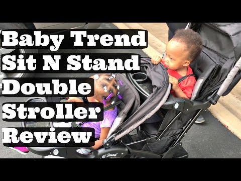 sit n stand elite double stroller