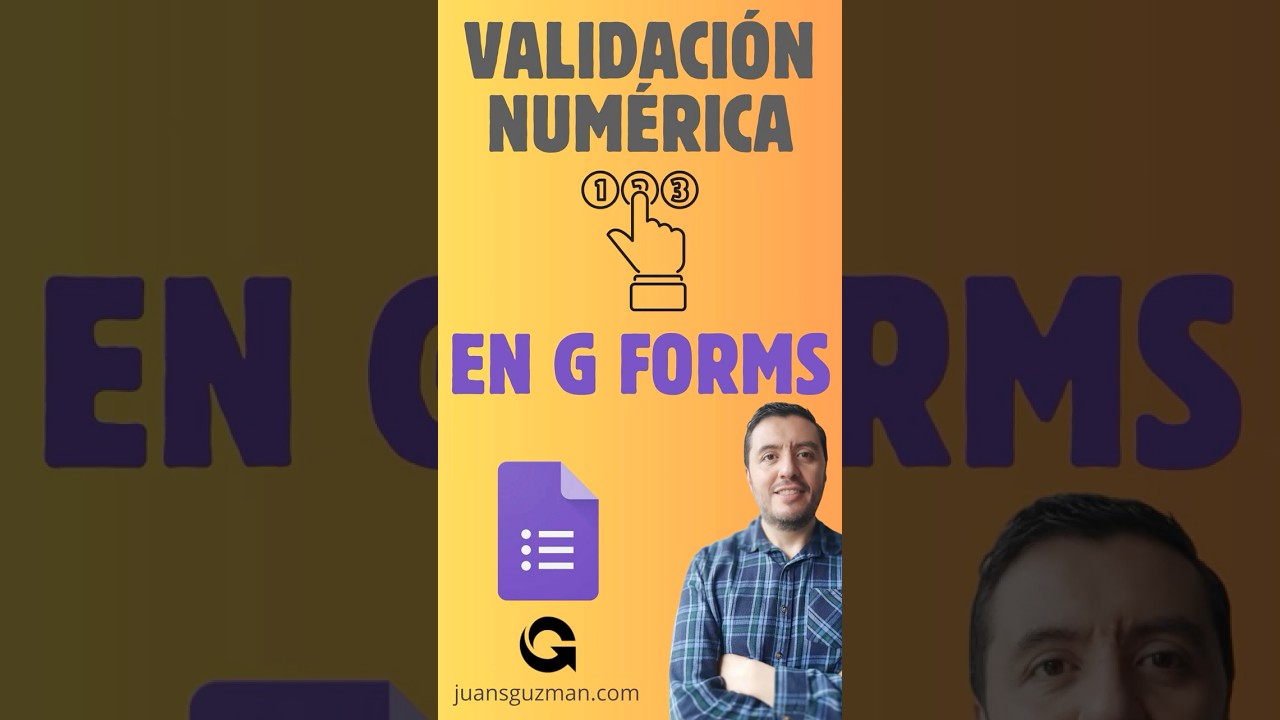 VALIDACIÓN Numérica en Google Forms 📊 | Evita Errores en tus Formularios
