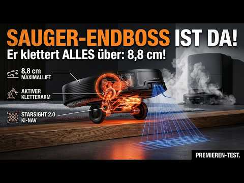 Videovorschau: Roborock Saros 20: 36.000 Pa und 100 °C Selbstreinigung — für wen lohnt sich das?