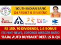 SOUTHINDIAN BANK RESULT, ITC, BAJAJAUTO BUYBACK, SPANDHANA #itc #southindianbank #spandanasphoorthy