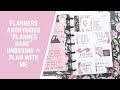 Planners Anonymous “Planner Babe” Unboxing + Plan With Me